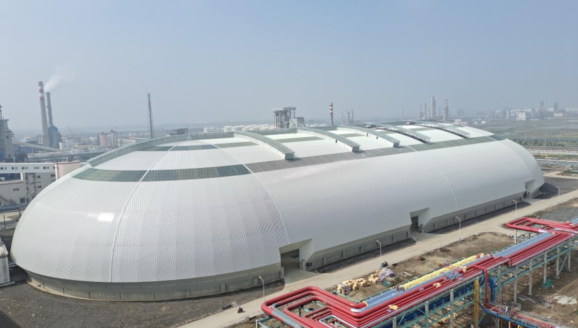 沧州旭阳化工有限公司兰炭棚网架