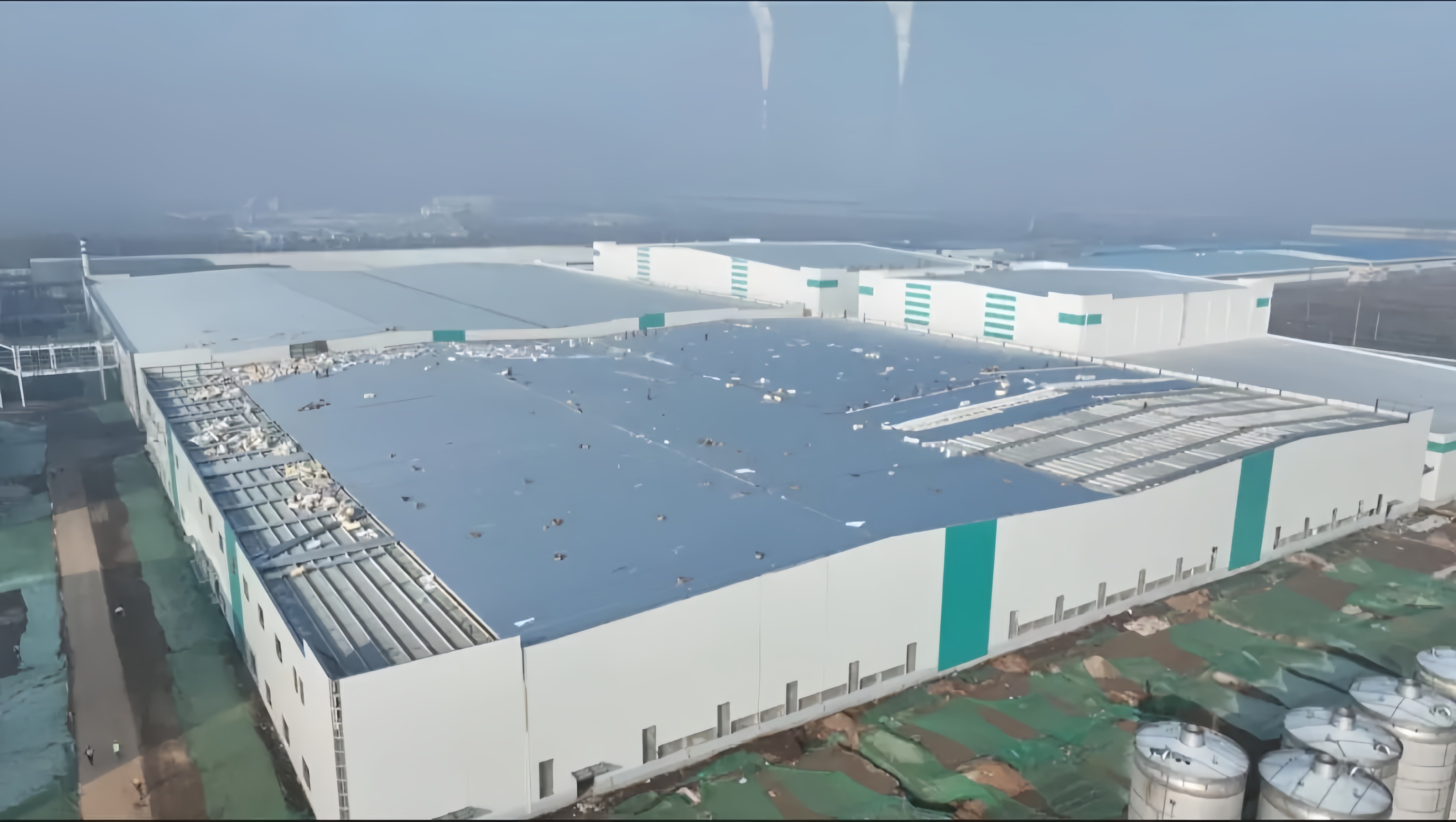 华润雪花啤酒工厂项目济南工厂-联合车间及综合楼等土建工程钢结构工程